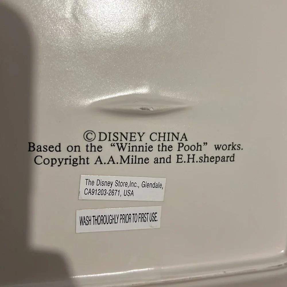 1995 Disney China , Winnie the Pooh Plate, Cookies for Santa - Picture 4 of 4